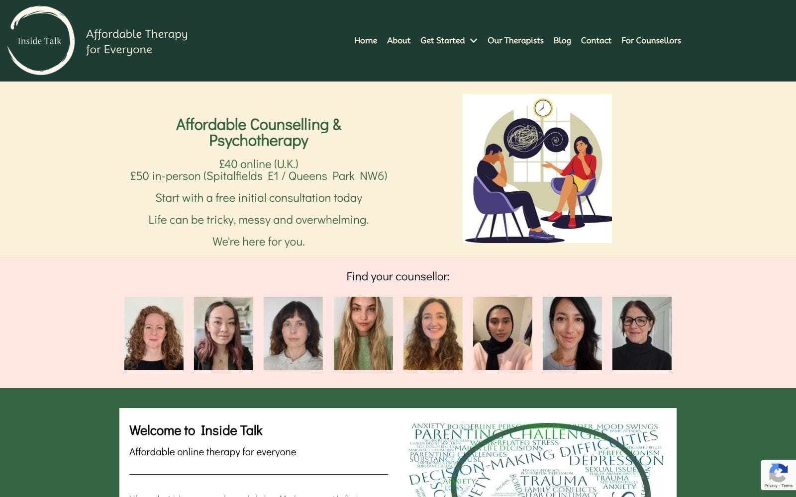 InsideTalk Website & Ads