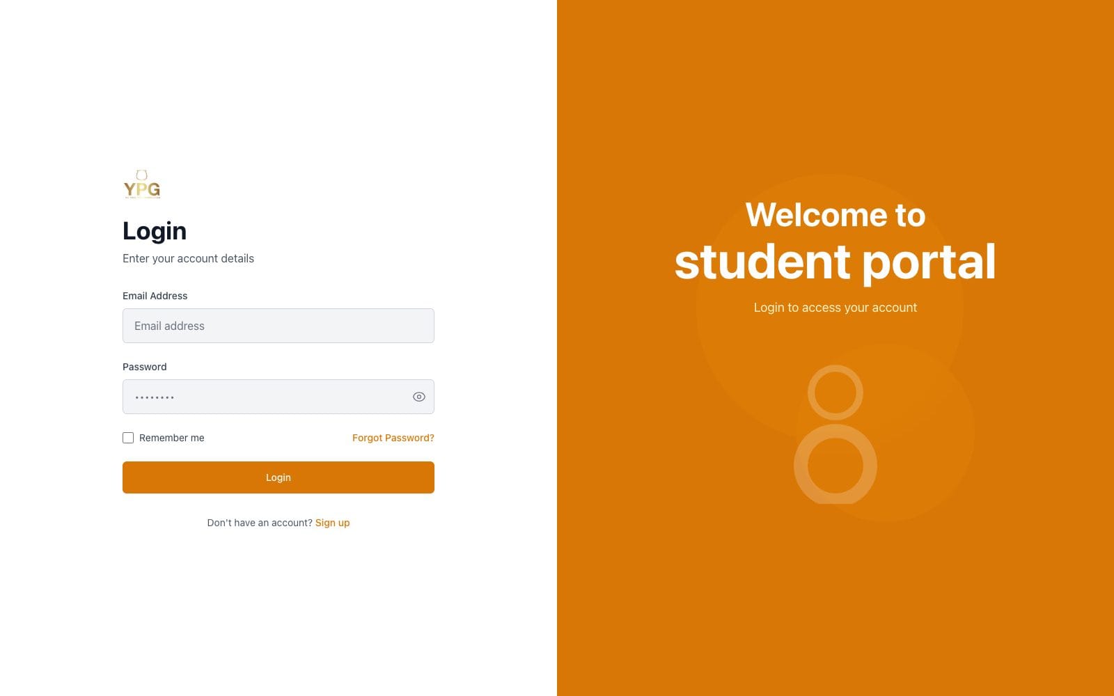 YPG Student Portal