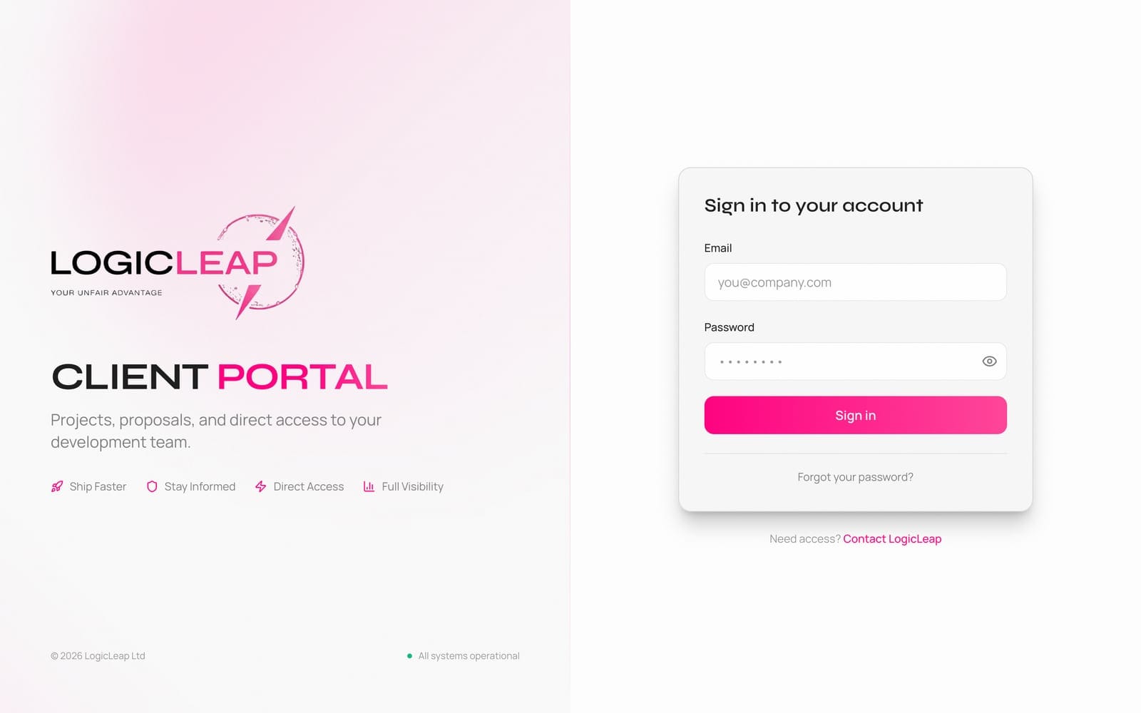 LogicLeap Portal