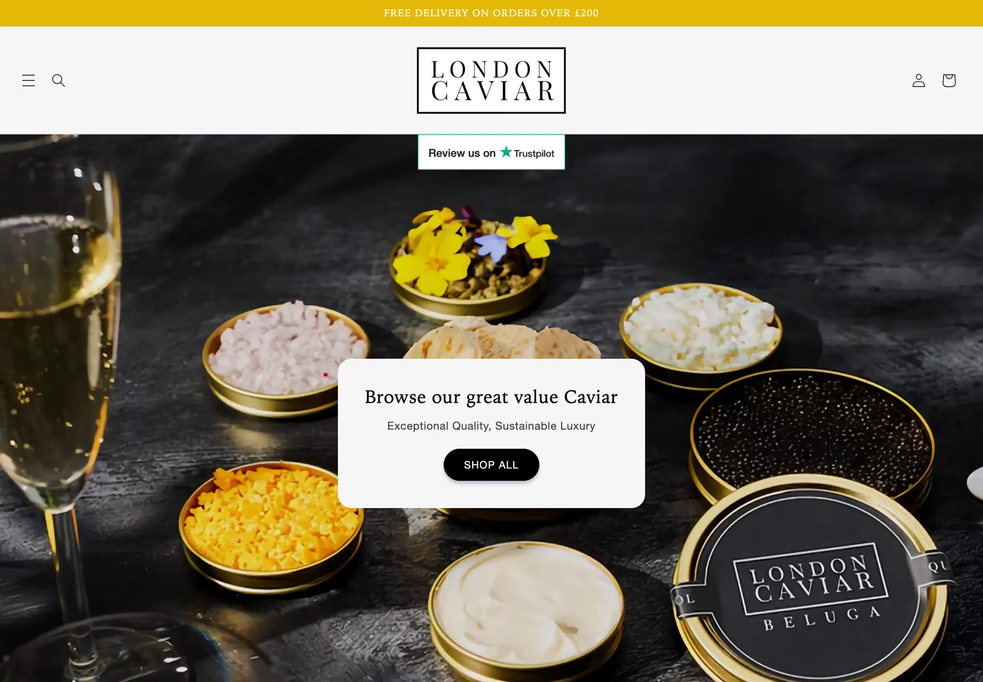 London Caviar Company on screen